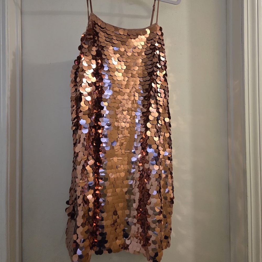 A New Day pink sequin dress